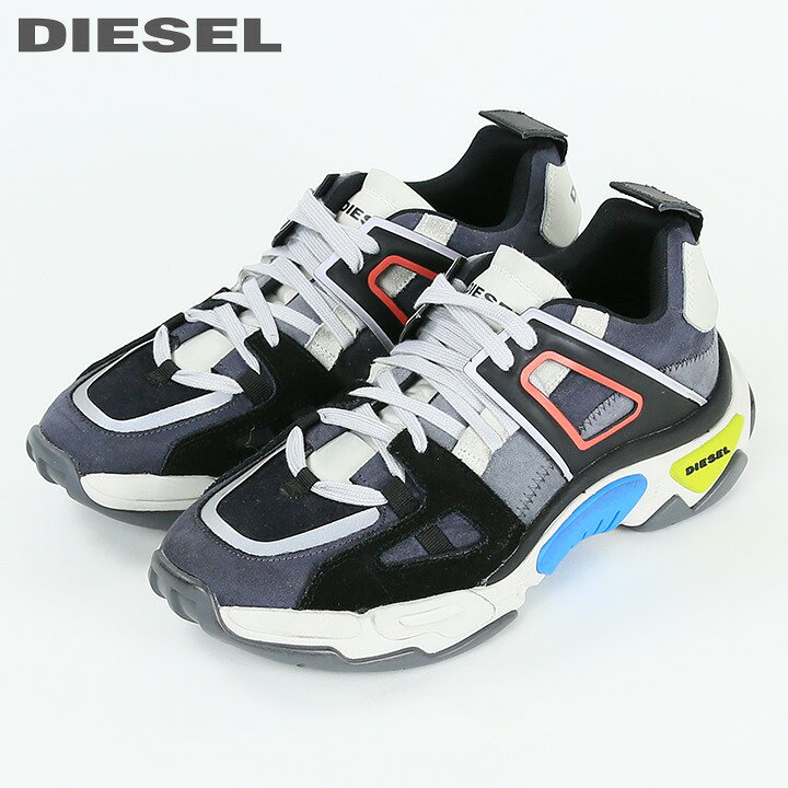 楽天市場】□DIESEL ディーゼル メンズ□異素材切替 レースアップ 