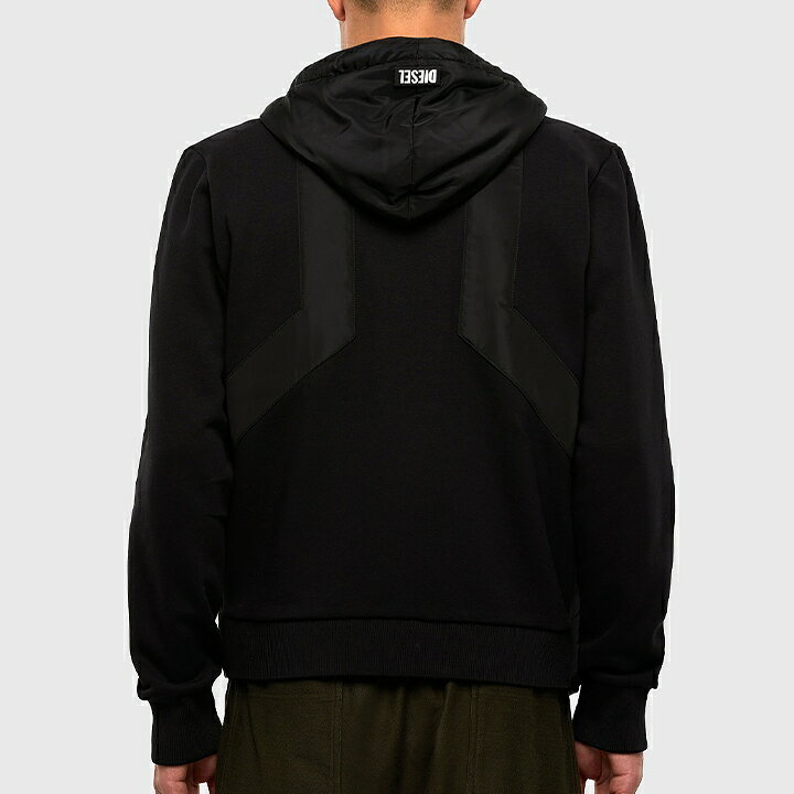 楽天市場】□DIESEL ディーゼル メンズ□中綿 スウェット切替 ジップ  