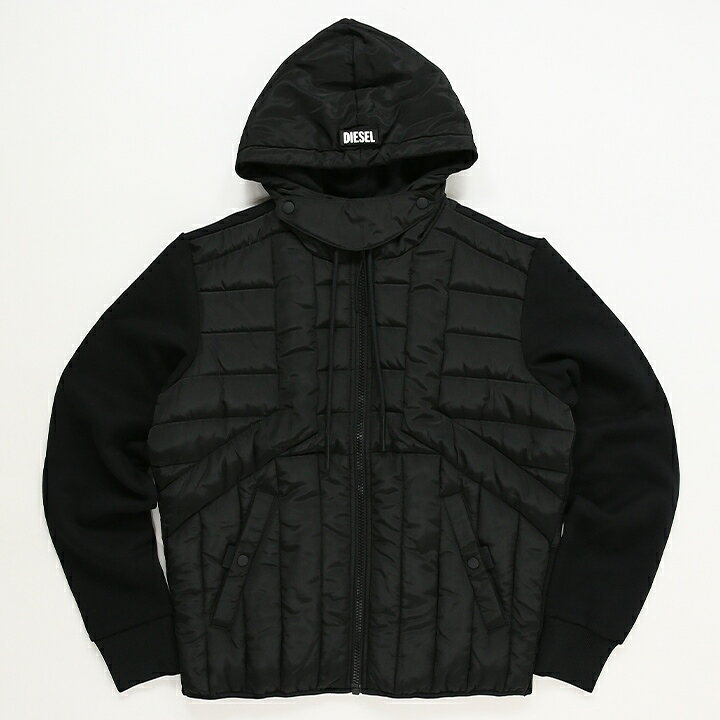 楽天市場】□DIESEL ディーゼル メンズ□中綿 スウェット切替 ジップ  
