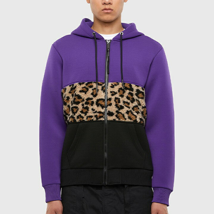 楽天市場】□DIESEL ディーゼル メンズ□レオパード柄ボア切替  