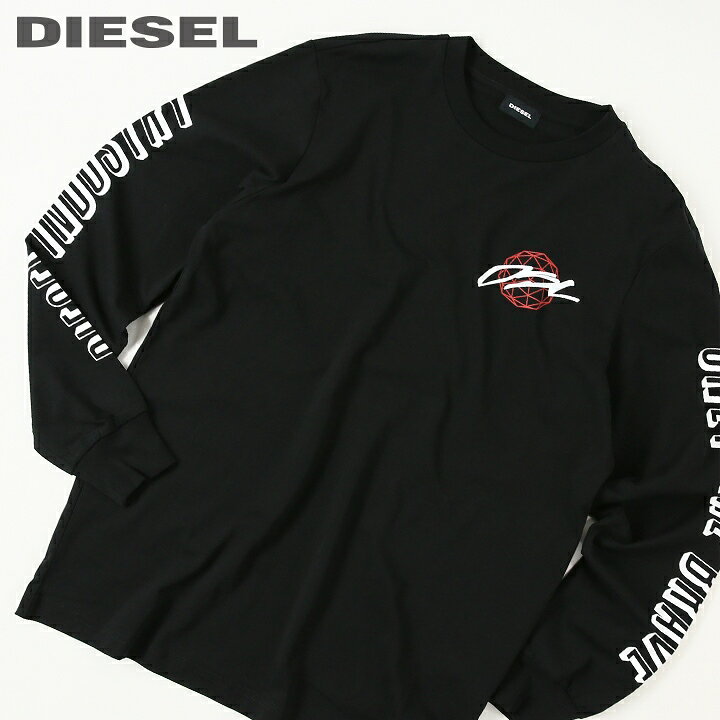 楽天市場】□DIESEL ディーゼル メンズ□ロゴプリント コットン ロンT 