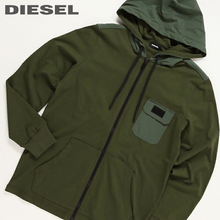 楽天市場】□DIESEL ディーゼル メンズ□切替 ジップアップ 薄手 
