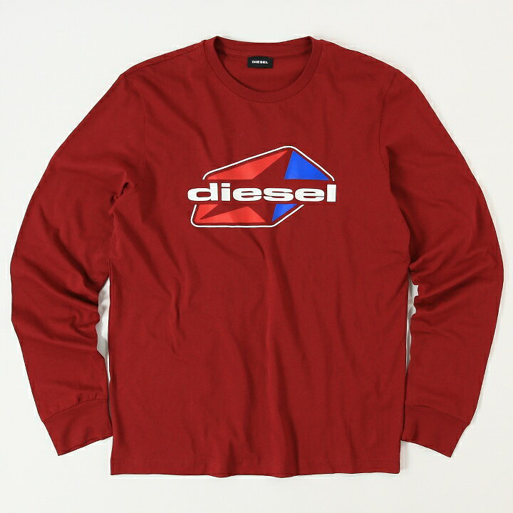 楽天市場】□DIESEL ディーゼル メンズ□ロゴプリント コットン ロンT 