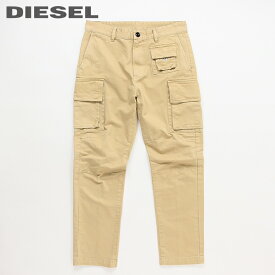 ■DIESEL ディーゼル メンズ■ヴィンテージウォッシュ加工 コットン カーゴパンツ【P-COR】【W28～34】【ベージュ系】die-m-p-e4-108 《メーカー希望小売価格30,800円》