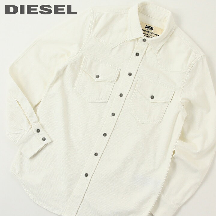 楽天市場】□DIESEL ディーゼル メンズ□フロントスナップボタン 長袖