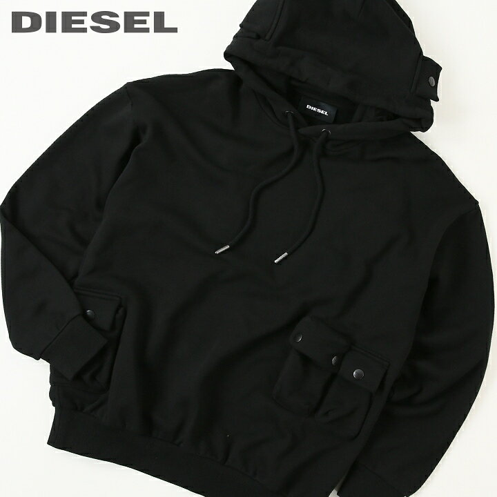 楽天市場】□DIESEL ディーゼル メンズ□ポケット付きフード コットン 