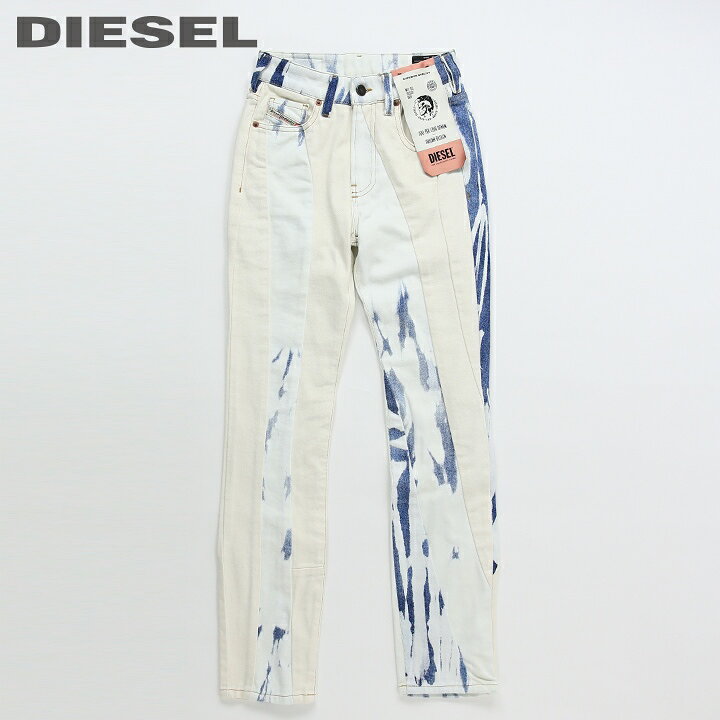 楽天市場】☆DIESEL ディーゼル レディース☆生成り 切替 タイダイ加工  