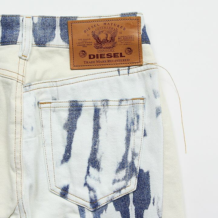 楽天市場】☆DIESEL ディーゼル レディース☆生成り 切替 タイダイ加工  