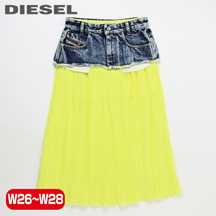 楽天市場】☆DIESEL ディーゼル レディース☆デニムレイヤード サイド  
