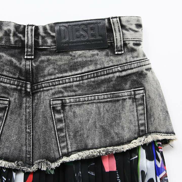 楽天市場】☆DIESEL ディーゼル レディース☆デニムレイヤード サイド 