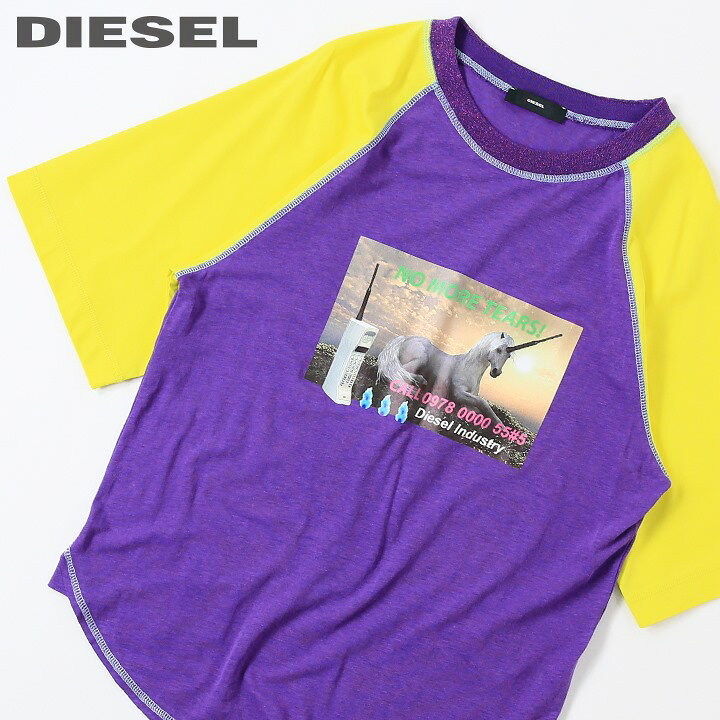 楽天市場】☆DIESEL ディーゼル レディース☆ラメ混リブ グラフィック 