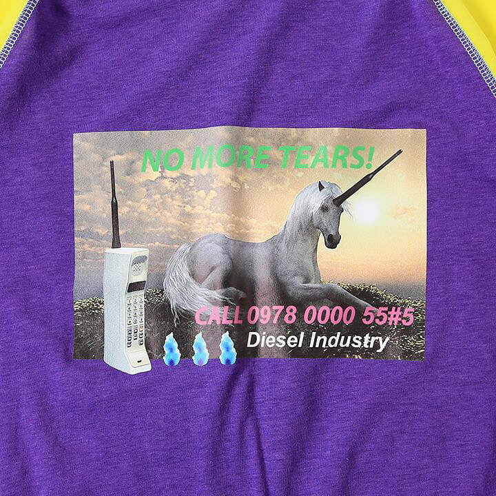 楽天市場】☆DIESEL ディーゼル レディース☆ラメ混リブ グラフィック  