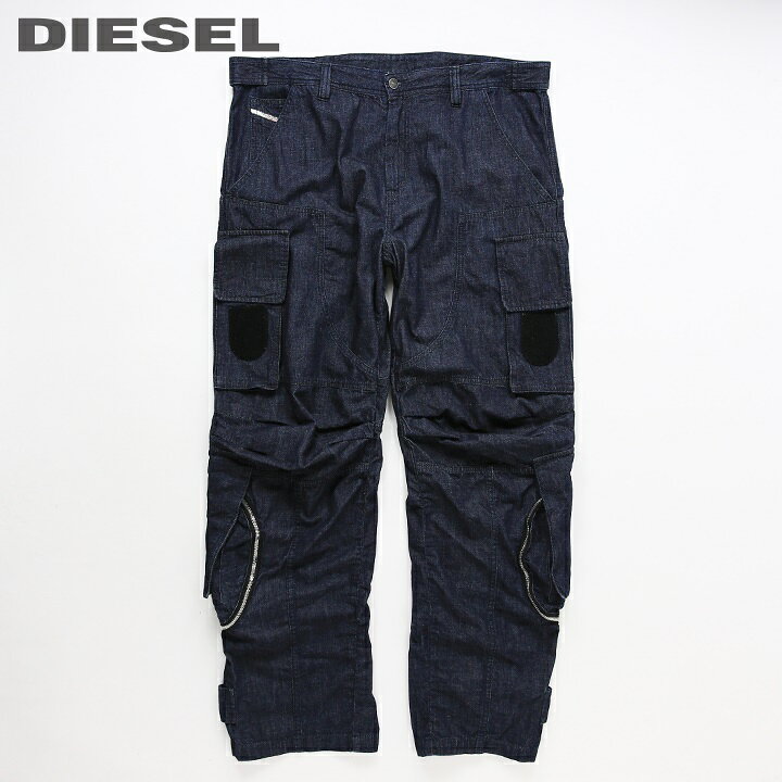 楽天市場】□DIESEL ディーゼル メンズ□多ポケット 薄手 カーゴ 