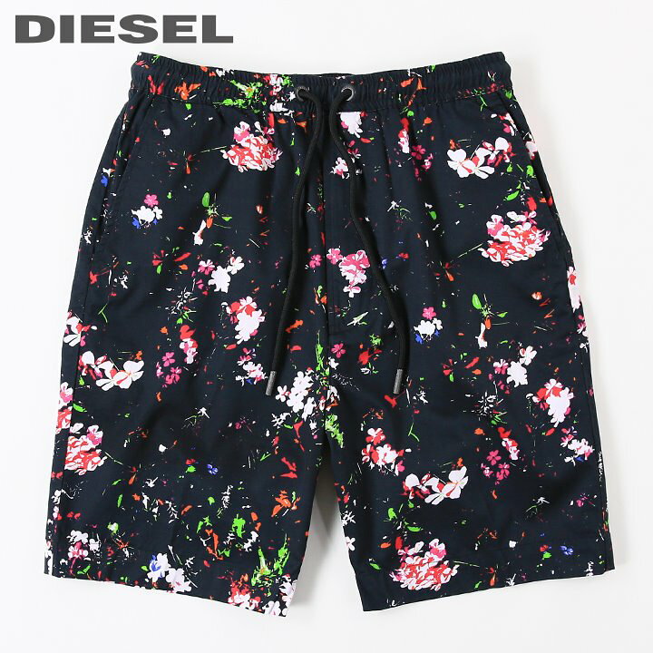 楽天市場】□DIESEL ディーゼル メンズ□ウエストゴム ドロスト 花柄 