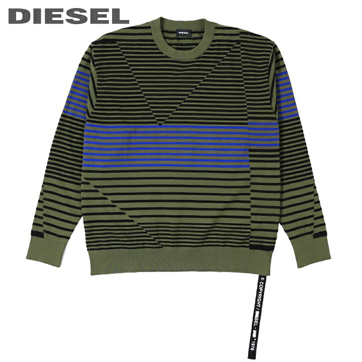 楽天市場】□DIESEL ディーゼル メンズ□ボーダー クルーネック 薄手 