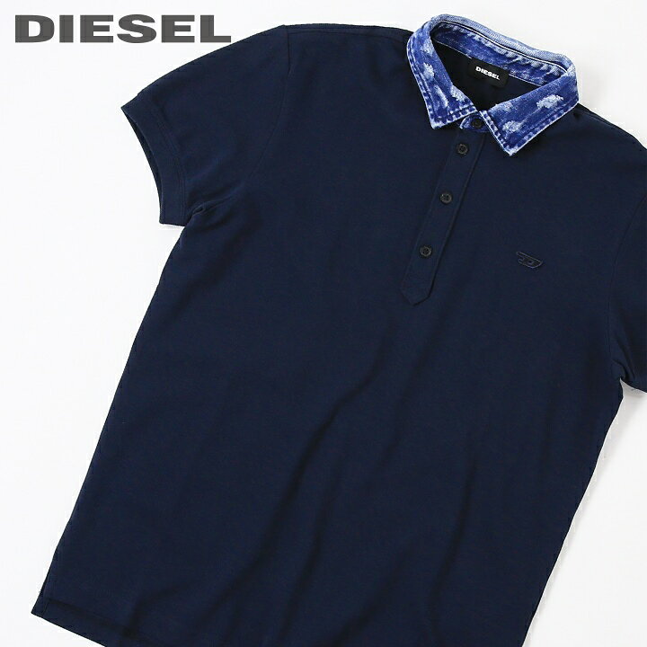 楽天市場】□DIESEL ディーゼル メンズ□襟ダメージ加工デニム切替 