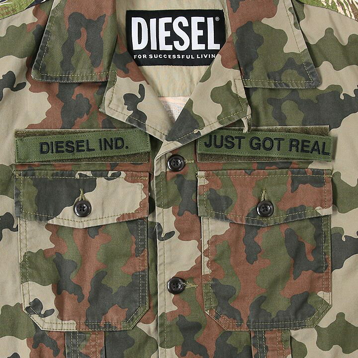 楽天市場】□DIESEL ディーゼル メンズ□迷彩柄 カモフラージュ柄 