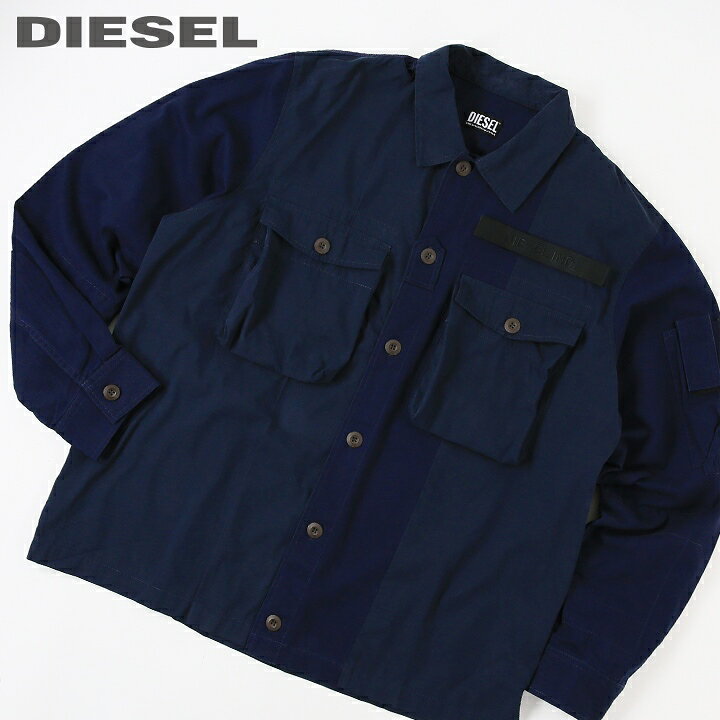 楽天市場】□DIESEL ディーゼル メンズ□コットン ナイロン 切替 長袖 