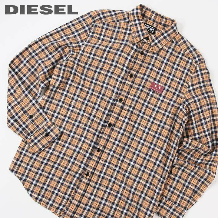 楽天市場】□DIESEL ディーゼル メンズ□チェック柄 コットン 長袖 
