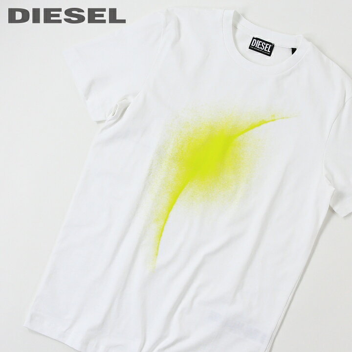 DIESEL 半袖シャツ 花柄 イエロー レディース M ディーゼルDIESEL 