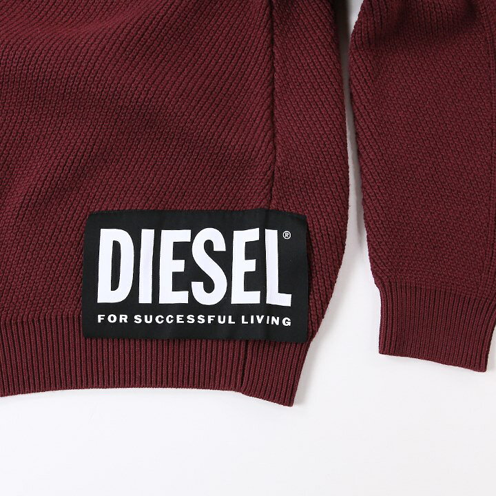 楽天市場】□DIESEL ディーゼル メンズ□ウール混 ロゴタグ 長袖ニット 