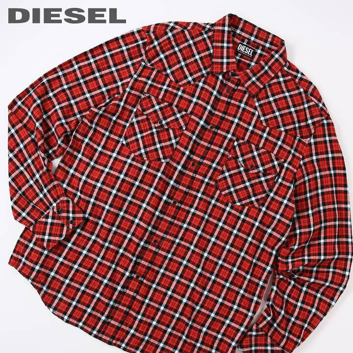 楽天市場】□DIESEL ディーゼル メンズ□チェック柄 コットン 長袖 