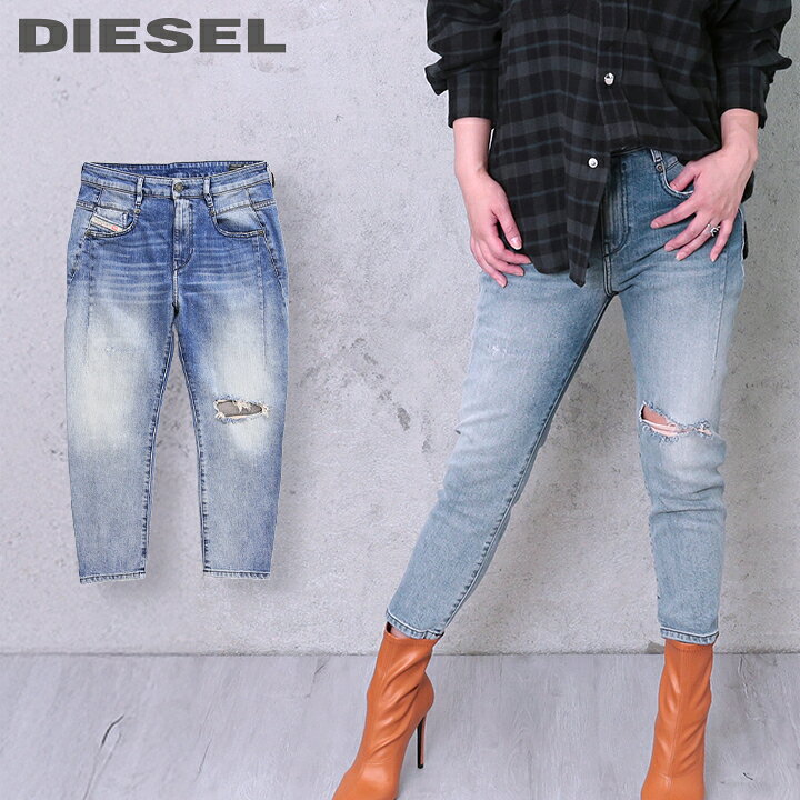 楽天市場】☆DIESEL ディーゼル レディース☆デストロイダメージ加工 