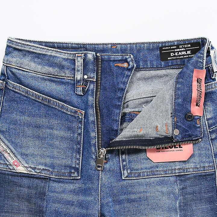 楽天市場】☆DIESEL ディーゼル レディース☆切替 ストレッチ ブーツ  