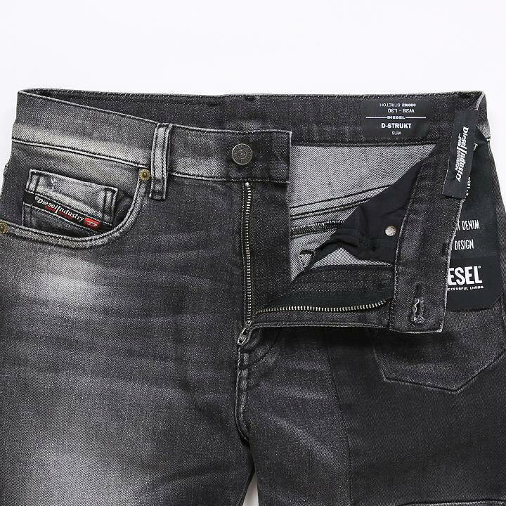楽天市場】□DIESEL ディーゼル メンズ□パッチワーク切替 ストレッチ 