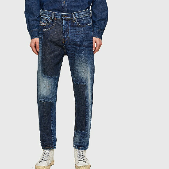 楽天市場】□DIESEL ディーゼル メンズ□パッチワーク切替 ストレッチ  