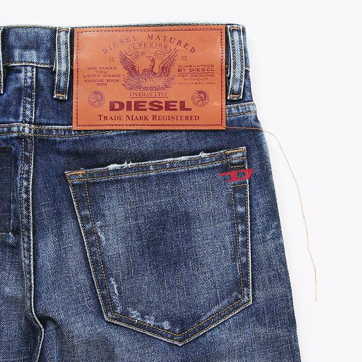 楽天市場】□DIESEL ディーゼル メンズ□パッチワーク切替 ストレッチ  