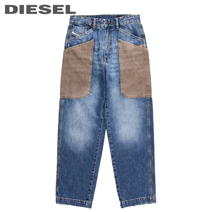 楽天市場】□DIESEL ディーゼル メンズ□パッチワーク切替 ストレート 