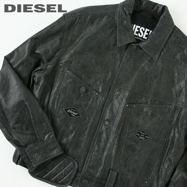 楽天市場】□DIESEL ディーゼル メンズ□羊革 本革 キルティング  