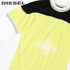 【売り尽くし】■DIESEL ディーゼル メンズ■ロゴプリント コットン 半袖Tシャツ カットソー【T-OLLAR】【サイズS～XL】【イエロー】die-m-t-f1-219 《メーカー希望小売価格23,100円》