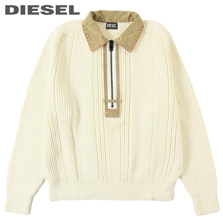 楽天市場】□DIESEL ディーゼル メンズ□襟切替 ハーフジップ ミドル 
