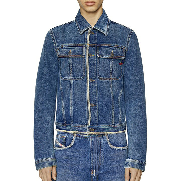 DIESEL ディーゼル ジージャン ワンポイントDロゴ デニムジャケット