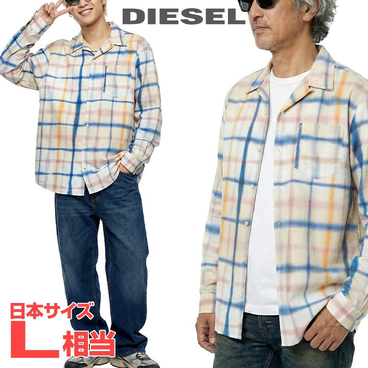 楽天市場】□DIESEL ディーゼル メンズ□チェック柄 オーバルDワン 