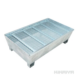 ドラム缶トレイ 格子付 ドラム缶スピルパレット ドラム缶スタンド ドラムスタンド ドラム缶スピル DT KIKAIYA