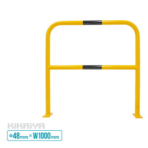 �p�C�v�K�[�h ���^ 1000mm �X�����^�C�v �Ԏ~�߃|�[�� �o���J�[ �K�[�h�p�C�v KIKAIYA CP-WN1000