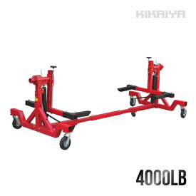 カーベキュー 大径キャスター カー ローテーター カーベンチ レストア 旧車 Car Rotisserie 4000LB 6ヶ月保証 LD-A04013 KIKAIYA