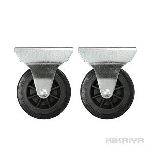 ŒLX^[ Sԗ 2Zbg 100mm tsb`76×44mm c[J[gDXp m[pN^C DIY  LX^[ CASTER-06K KIKAIYA