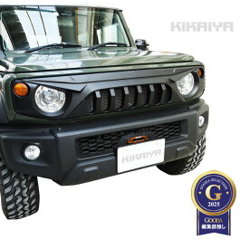 ジムニー フロントグリル ブラック AngryFace JB64 JB74 JC74 外装パーツ 未塗装 カーアクセサリー ABS樹脂 JMY-FG-FN KIKAIYA