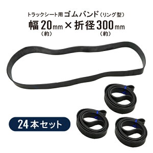 �S���o���h �����O�^ 24�{�Z�b�g �g���b�N�V�[�g�p �܌a300mm ��20mm �����S�� �S���`���[�u �S�����[�v �V�[�g�S�� �V�[�g�Œ� SET-GOM-R KIKAIYA