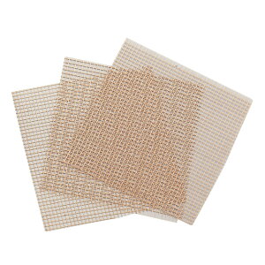 【盆栽】銅ネット荒目3枚入10x10cm /盆栽 盆栽道具 /園芸