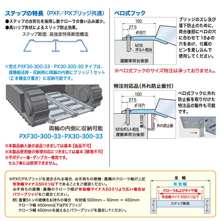 楽天市場】3t/セット【全長2850・有効幅350(mm)】日軽アルミブリッジ 