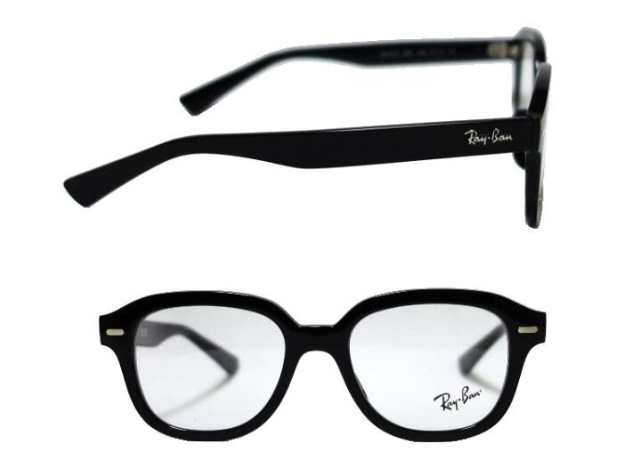 楽天市場】【Ray-Ban】レイバン メガネフレーム RX7215F 2000 ブラック 