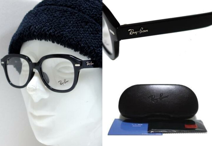 楽天市場】【Ray-Ban】レイバン メガネフレーム RX7215F 2000 ブラック 