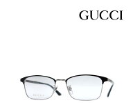 【GUCCI】　グッチ メガネフレーム　GG1475OJ　002　ブラック・シルバー　国内正規品
