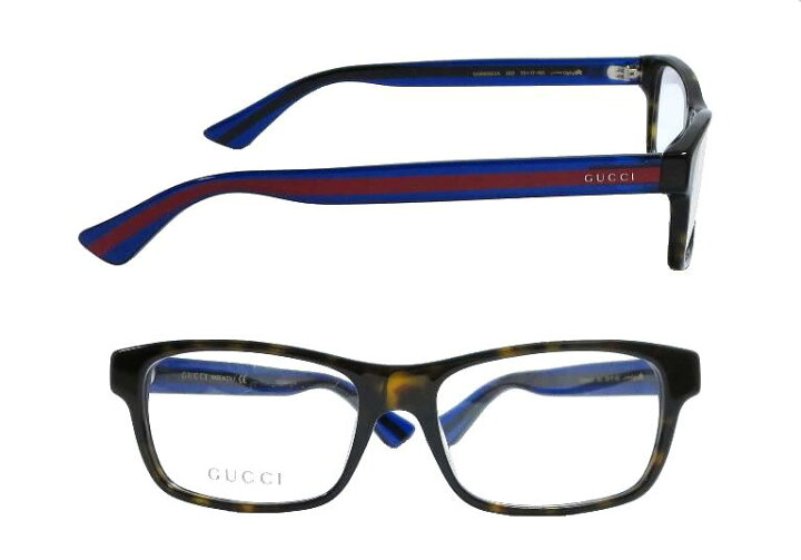 楽天市場】【GUCCI】 グッチ メガネフレーム GG0006OAN 003 ハバナ 
