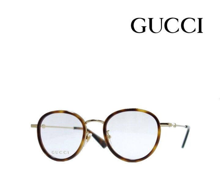 楽天市場 Gucci グッチ メガネフレーム Gg0608ok 004 ハバナ ゴールド 国内正規品 キングラス楽天市場店